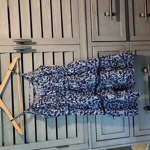 Mossimo Supply Co. Blue Floral Dress